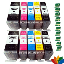 10x Compatible tinta canon PGI-650XL CLI-651XL pixma MG 5560, 6460, 6540, 7160 2024 - compra barato
