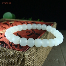 CYNSFJA Real Rare Certified Natural Hetian Mutton-fat White Jade Bracelets  Amulets Charm High Quality Fine Jewelry Best Gifts 2024 - buy cheap