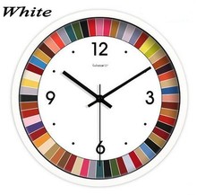 Creative Mosaic Wall Clock Children Bedroom Living Room  Super Quiet Clock 2024 - buy cheap