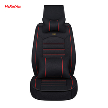 HeXinYan Universal Flax Car Seat Covers for BYD all models FO F3 SURUI SIRUI L3 Qin G6 S6 F6 G5 G3 M6 S7 E6 E5 auto styling 2024 - buy cheap