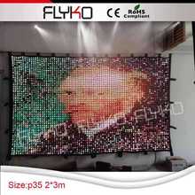 New inventions soft LED video curtain for wedding parties background 2024 - buy cheap