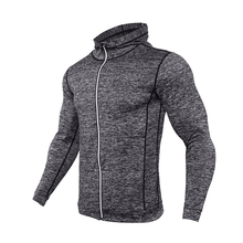 Мужская быстросохнущая куртка для бега, спортивная куртка с капюшоном и отражающей молнией, 2019 2024 - купить недорого