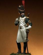 1/24 Scale 75mm Unpainted Resin figure French Guard 2024 - buy cheap