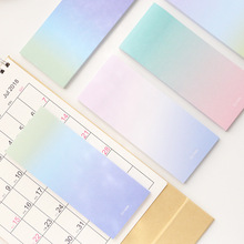 Kawaii Cute Colorful Gradient Sticker Bookmark Marker Memo Pad Agenda List Sticky Note Stationery School Office Supplies sl1199 2024 - buy cheap
