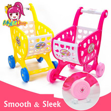 Mylitdear mini carrinho de compras para crianças, carrinho de compras simulado para brincar de crianças, mini carrinho de plástico, presente para crianças 2024 - compre barato