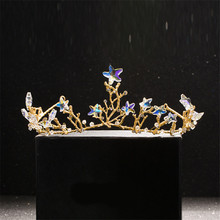 Luxurious Handmade Sparkling Star Vine Bridal Tiara Crown For Women Chaplet Hair Ornaments Wedding Hair Jewelry Accessories 2024 - buy cheap