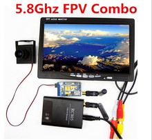 RC FPV Combo 5.8Ghz FPV System with 5.8G 200mw AV Transmitter Receiver HD Monitor CCTV Camere For RC DJI Phantom 2024 - compre barato