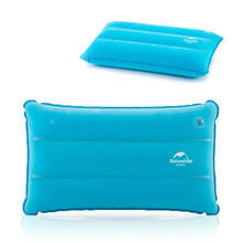 Almohada inflable para exteriores, plegable, antideslizante, de tela de gamuza, para viajes 2024 - compra barato