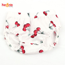 Newborn Baby Summer Cherry Ruffle Bloomers Little Girl Cotton Diaper Cover Toddler Lipstick Shorts Infant Clothing 2024 - buy cheap