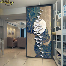 beibehang Custom Abstract striped flying birds HD mural papel de parede 3d wallpaper for wall paper roll wall papers home decor 2024 - buy cheap