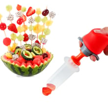 Basedidea Fruit and Vegetable Cutters Plastic Heart Star Shape Cutters Fruit Decorative Presser Kitchen Tools 2024 - buy cheap