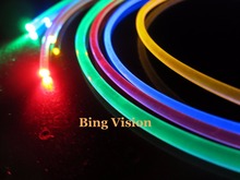 2.0mm  solid core side glow fiber50m  super soft bright super soft 2mm diameter for car or indoor side emitting fiber optic 2024 - buy cheap