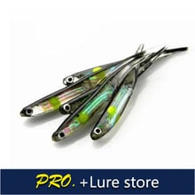 Free shipping 10pcs New 2014 95mm 3g Pesca Soft Bait Fishing Lure Lead fish Jig Head bass Fish Lures Tackle Sharp Hook 2024 - buy cheap