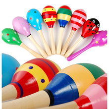 Brinquedos musicais para bebês, 5 peças, instrumentos musicais, chocalhos de madeira, brinquedo agitador para bebês, brinquedos educacionais para crianças, presente infantil 2024 - compre barato