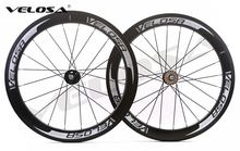 Velosa super sprint 60 700C  track bike carbon wheelset,60mm clincher/tubular,fixed gear street bike carbon wheel 2024 - buy cheap