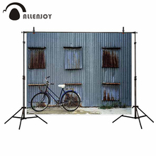 Фотофон allenjoy фоны старый велосипед цинковая стена Сельская жизнь здания открытый фотографический фон для фотостудии 2024 - купить недорого