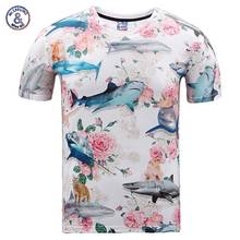 Summer Women/Men 3D T-shirt 3d print shark/animal short sleeve t-shirt High quality Hip Hop Rock Tops Brand clothing Causal Tees 2024 - buy cheap