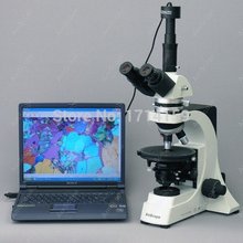Metalúrgico-Suministros de AmScope, microscopio Trinocular Infinity polarizador 40X-600X 2024 - compra barato