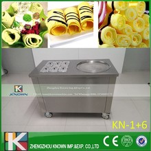 Máquina fritada do gelado da bandeja do diâmetro de 450mm/máquina fritando do gelado sem líquido refrigerante 2024 - compre barato