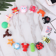 50pcs cute Animal Cable Protector for Iphone protege cable buddies cartoon Cable bite Phone holder Accessory Dropshipping 2024 - buy cheap