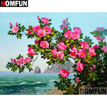 HOMFUN Full Square/Round Drill 5D DIY Diamond Painting "Flower landscape" Embroidery Cross Stitch 3D Home Decor Gift A11634 2024 - buy cheap