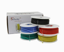 20 AWG Flexible Silicone Soild wire Kit box Electric wire 20 gauge Hook Up Wire 300V Cable (19.6ft Each Color) DIY 2024 - buy cheap