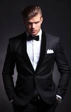 2 Pieces Pink Groom Tuxedos (Jacket+Pants+tie) One Button Peak Lapel Mens Suits Best Men Suits Custom Wedding Suit for Men 2024 - buy cheap