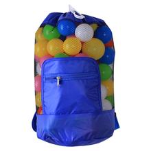 Детский пляжный рюкзак 8 видов цветов, Пляжная Сетчатая Сумка-тоут, органайзер для игрушек, очень большая пляжная складная сумка для хранения 2024 - купить недорого