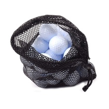 Bolsa de redes de nailon para deportes al aire libre, bolsa de malla para Golf, tenis, soporte para hasta 45 bolas, almacenamiento de bolas, Ayuda de entrenamiento con cierre, novedad 2024 - compra barato