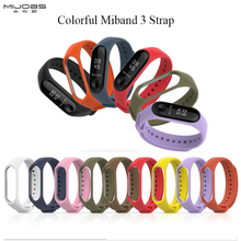 Mjobs Mi 3 Strap for Xiaomi  mi 3 band bracelet  TPU mi band 3 accessories  Miband 3 Strap replacement with 13 varied colors 2024 - buy cheap