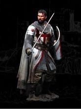 1/18 Scale Assembly Resin Figure kit Templar Knight 2024 - buy cheap