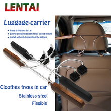 LENTAI 1PC Car adjustable hanger Stainless steel clothes rack For BMW E46 E60 Ford focus 2 Mazda 3 Volkswagen Polo Golf 4 Skoda 2024 - buy cheap