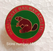 Custom FC Soccer Pin Badge HARROGATE RAILWAY ATHLETIC FC Soccer Lapel Pin 2024 - buy cheap