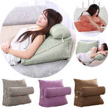 8 colors Back Wedge Cushion Pillow Cervical Protection Cushion Adjustable Sofa Bed Pillow Chair Rest Neck Support  Pad Supplies 2024 - buy cheap