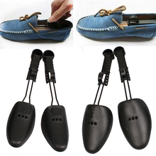 1 Pair Black Women Men Plastic Shoe Stretcher 2-Way Shoes Stretcher Tree Shaper 2024 - buy cheap