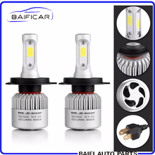 Baificar 2Pcs H4 LED H7 H11 H1 H3 9005 9006 Auto Car Headlight 72W 8000LM High Low Beam Light Automobiles Lamp White 6500K Bulb 2024 - buy cheap