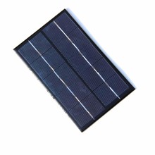 BUHESHUI Wholesale 5V 380MA 1.9W Mini Solar Panels Solar Power 3.6V Battery Charge Solar Cell 88*142*3mm 10pcs  Free Shipping 2024 - buy cheap