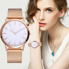 Dropshipping Fashion Silver Mesh Quartz Watch Women Metal Stainless Steel Dress Watches Relogio Feminino Valentine Gift Clock 2024 - buy cheap