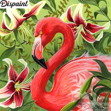 Dispaint Full Square/Round Drill 5D DIY Diamond Painting "Flower Flamingo" Embroidery Cross Stitch 3D Home Decor Gift A12956 2024 - buy cheap