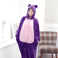 Luna púrpura gato Onesie pijama Kigurumi Animal del traje de Cosplay de Halloween familia Pijamas mujeres 2024 - compra barato