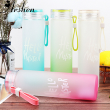 Arshen 480ml Fashion Glass Heat-Resistant Water Bottle Transparent Jug Pot Portable Travel Drinkware Camping Climbing Drinkware 2024 - buy cheap