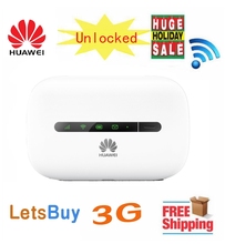 Разблокированный HUAWEI E5330 мобильный 3g 21 Мбит/сек Wi-Fi маршрутизатор MIFI точка доступа 2024 - купить недорого