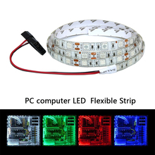 Tira de luz led 5050 12V, cinta impermeable azul, rojo, verde, blanco, para PC, ordenador, Flexible 2024 - compra barato