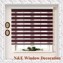 Free shipping 100% polyester blackout office curtain window blinds and zebra rooler blinds for living room 2024 - buy cheap