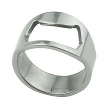 Уникальный креативный Универсальный перстень из нержавеющей стали в форме кольца открывалка для пивных бутылок HFing 2024 - купить недорого