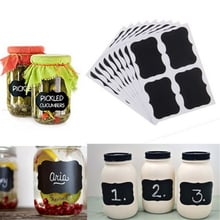 40pcs/set Blackboard Sticker Craft Kitchen Jars Organizer Labels Chalkboard Chalk Board Sticker Black Board  Vinyl Decal 2024 - buy cheap