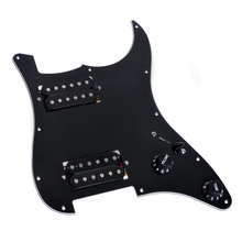Electric Guitar Prewired Loaded Pickguard Scratch Plate Guitar Parts Replacement HH Humbucker 3Ply White Black High Quality 2024 - buy cheap