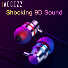 !ACCEZZ In-Ear Bass Subwoofer Stereo Earphone With Microphone For Xiaomi Huawei Samsung For iPhone 4 5 6s Sport Wired Headset 2024 - buy cheap