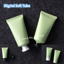 50G Empty Soft Plastic Frosted Green Soft Tube Scrub Hoses Squeeze Bottles 50ML Matte Green Plastic Cosmetic Soft Tube Container 2024 - buy cheap