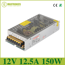 Best quality 12V 12.5A 150W Switching Power Supply Driver for LED Strip AC 110-240V Input to DC 12V Free shipping 2024 - buy cheap